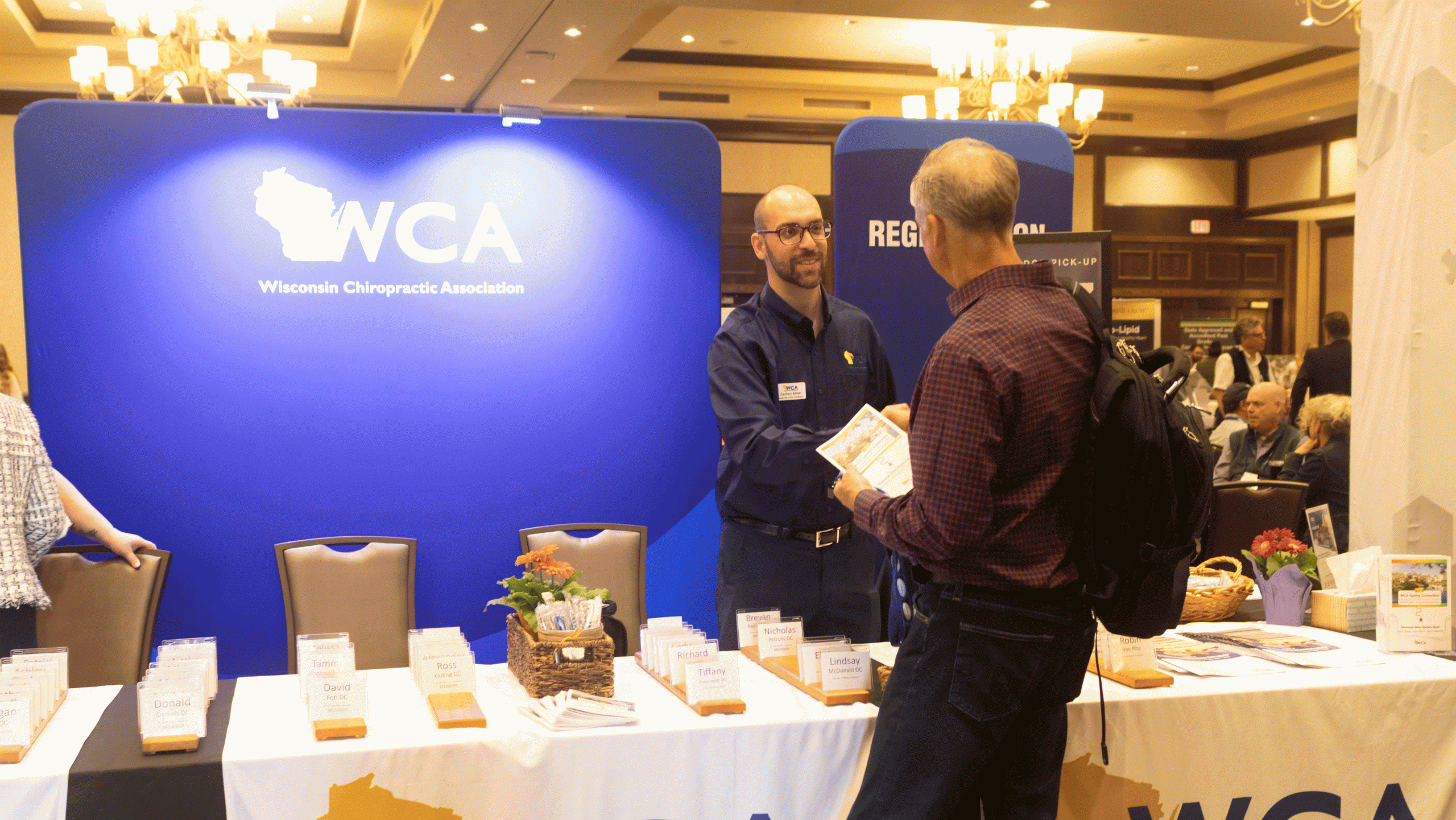 WCA Registration Booth WCA Registration Booth